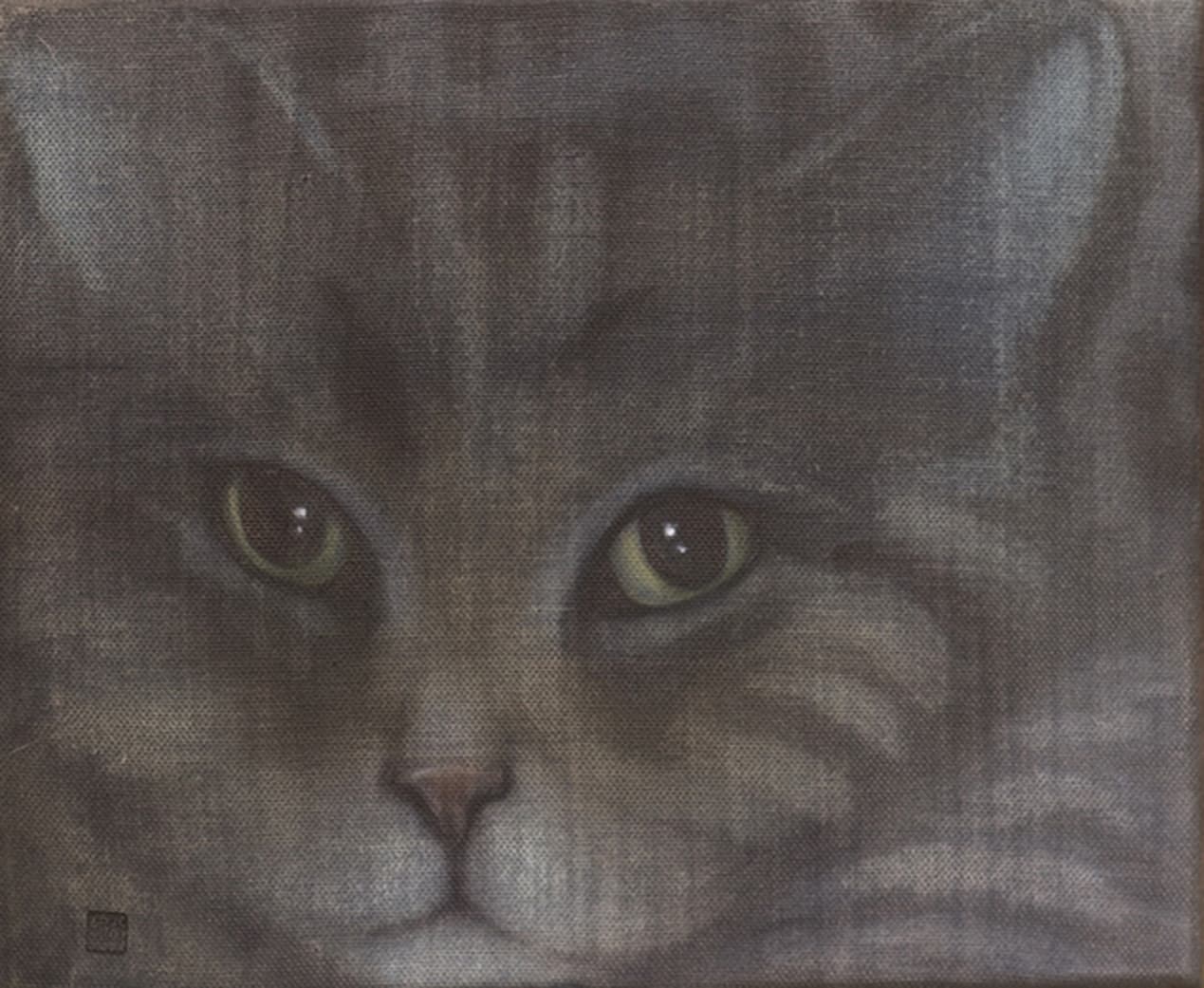  mocca petit portait,30x25 cm,ink-acrylic 